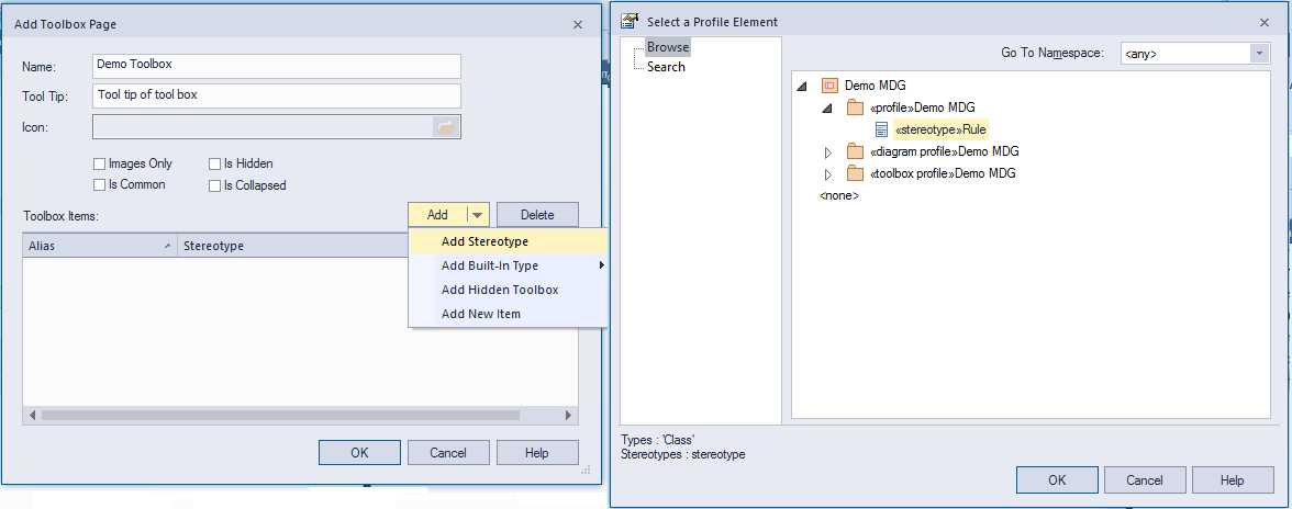 How To Define Mdg Technologies In Enterprise Architect Sparx Systems